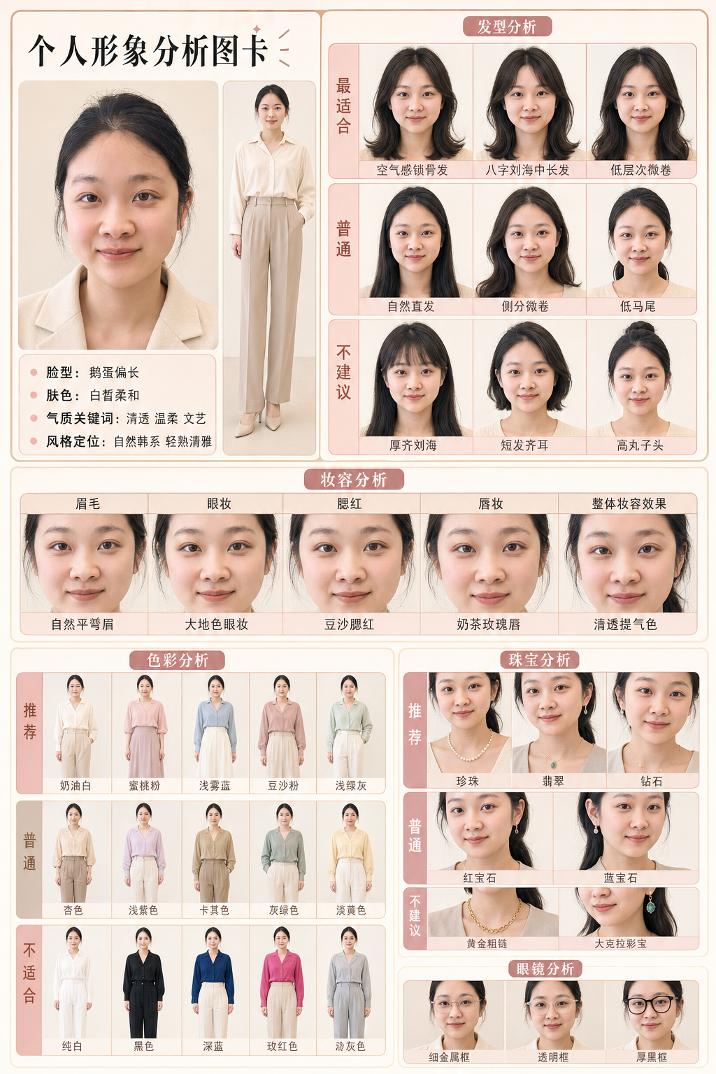 个人形象报告总览样张