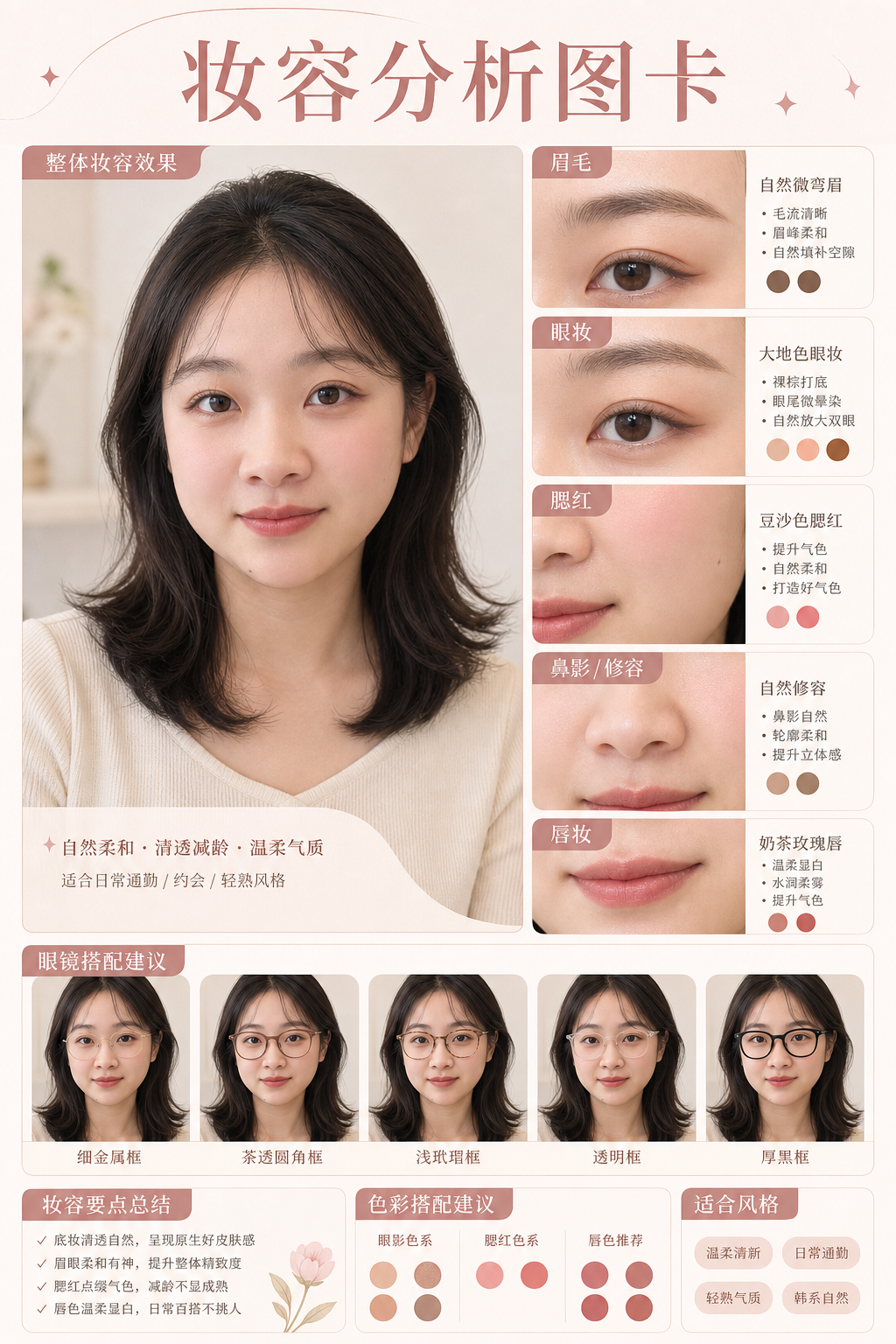 妆容分析报告样张